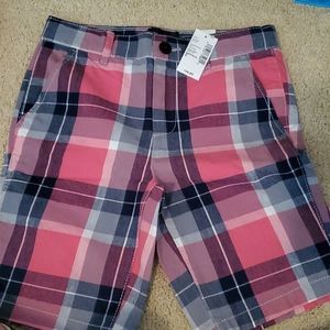 Plaid shorts